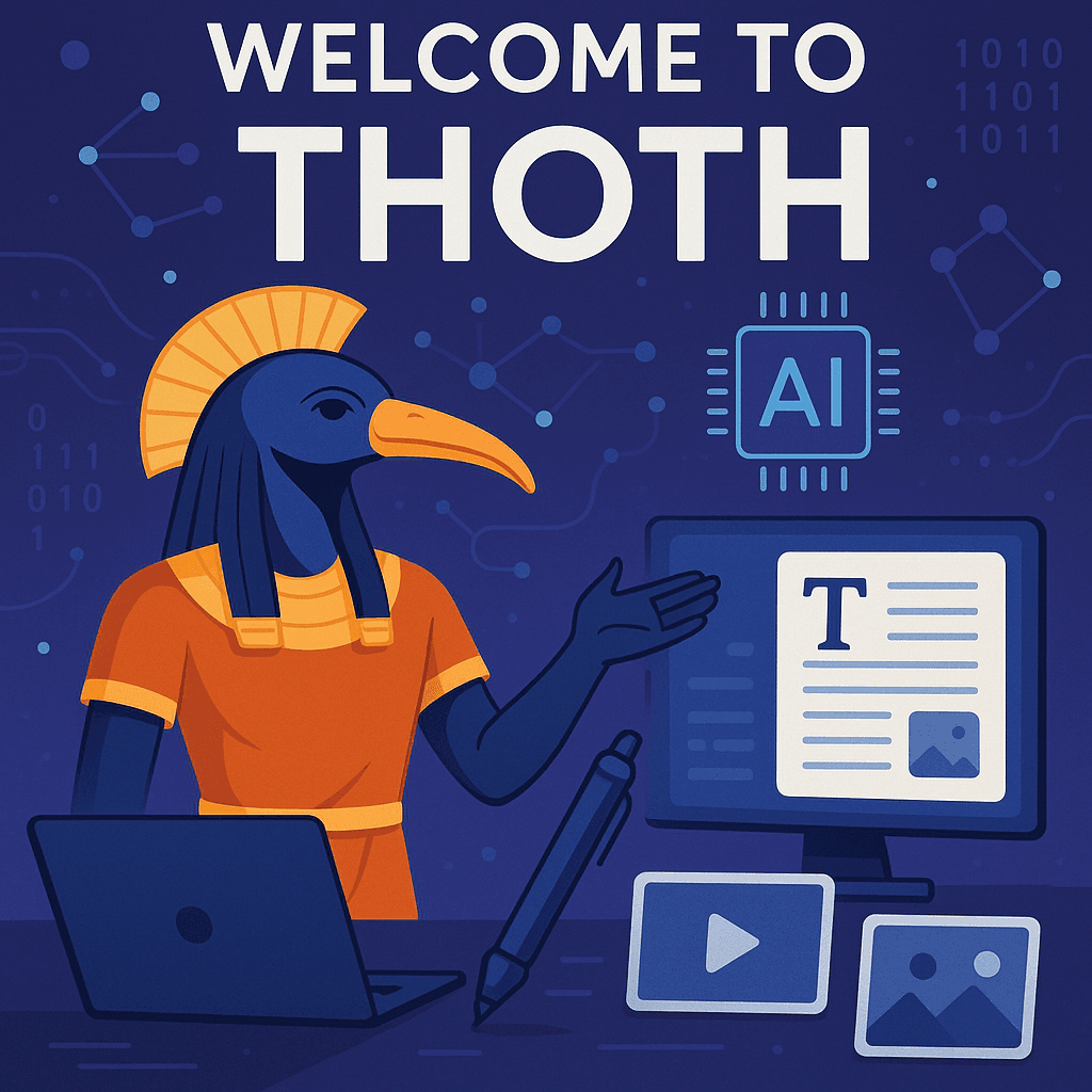 Cover Image for Welcome to Thoth: The AI-Powered Content Creation Revolution