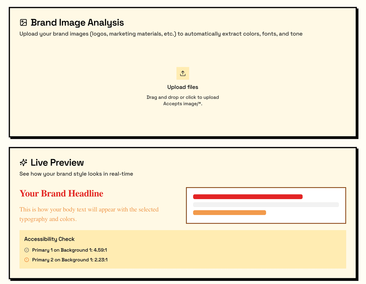 Brand Analysis Interface