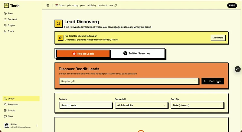 Find people already asking for what you sell preview